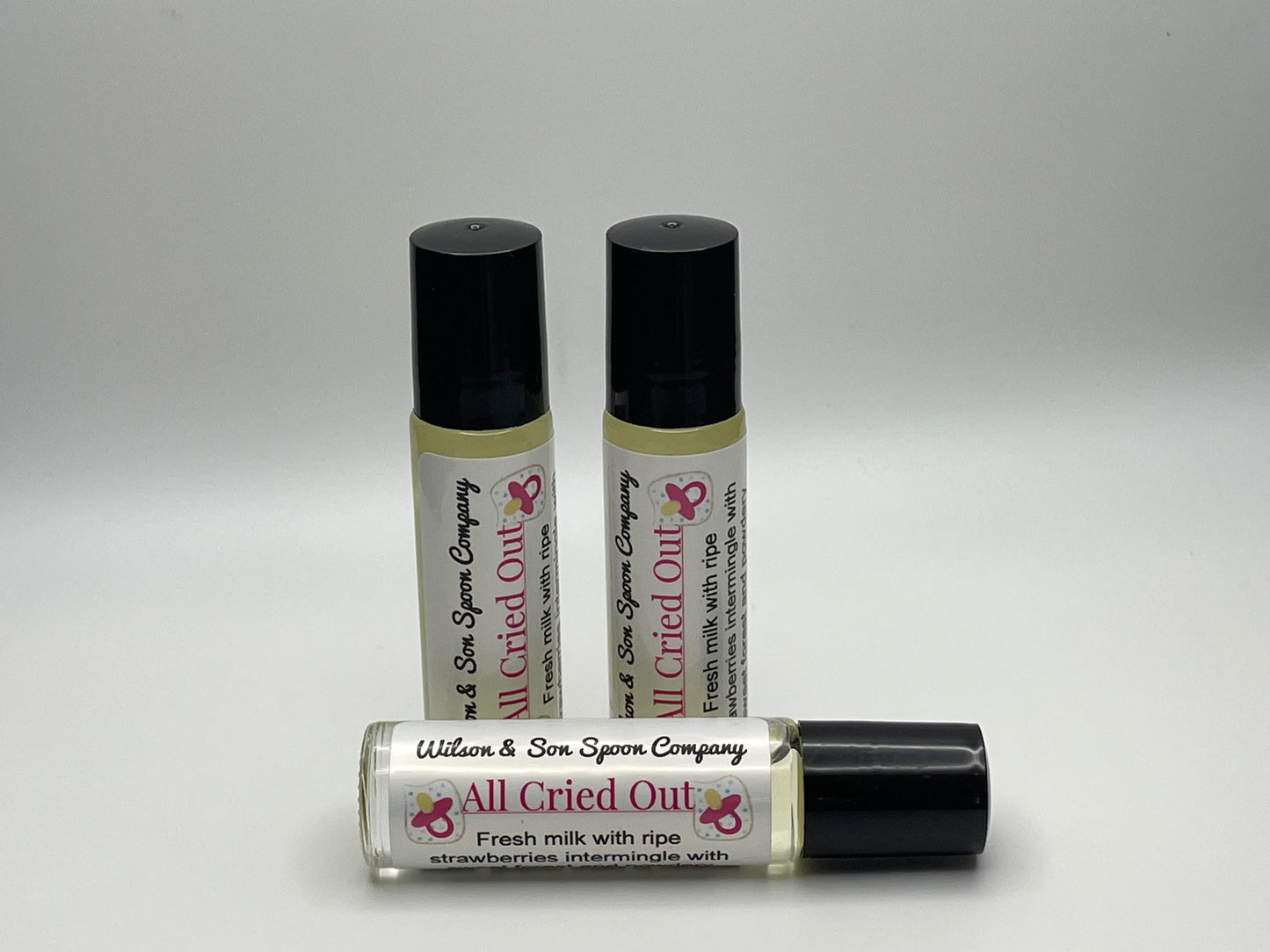 All Cried Out Roll-On Perfume Oil 1-10ml roll on glass bottle