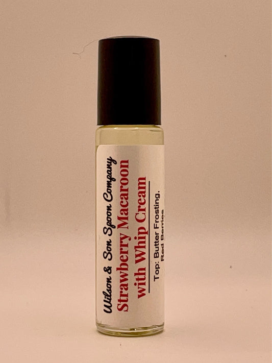 Strawberry Macaroon with Whipped Cream Roll-On Perfume Oil